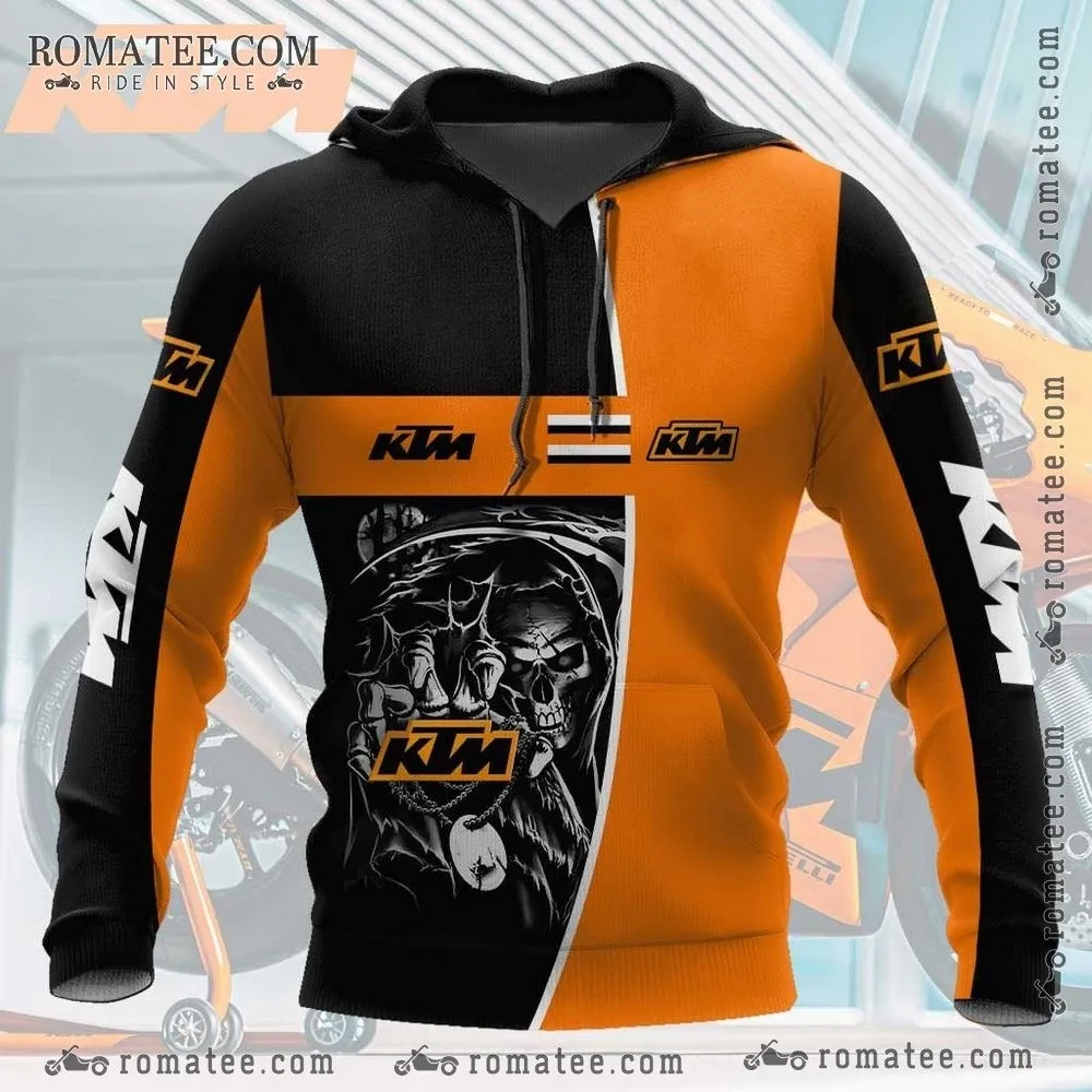 Long Sleeves Off-Road Motorcycle Riding Adult Sport Hoodies 3D Printed Pattern Fashion Comfortable Warm KTM Hoodies