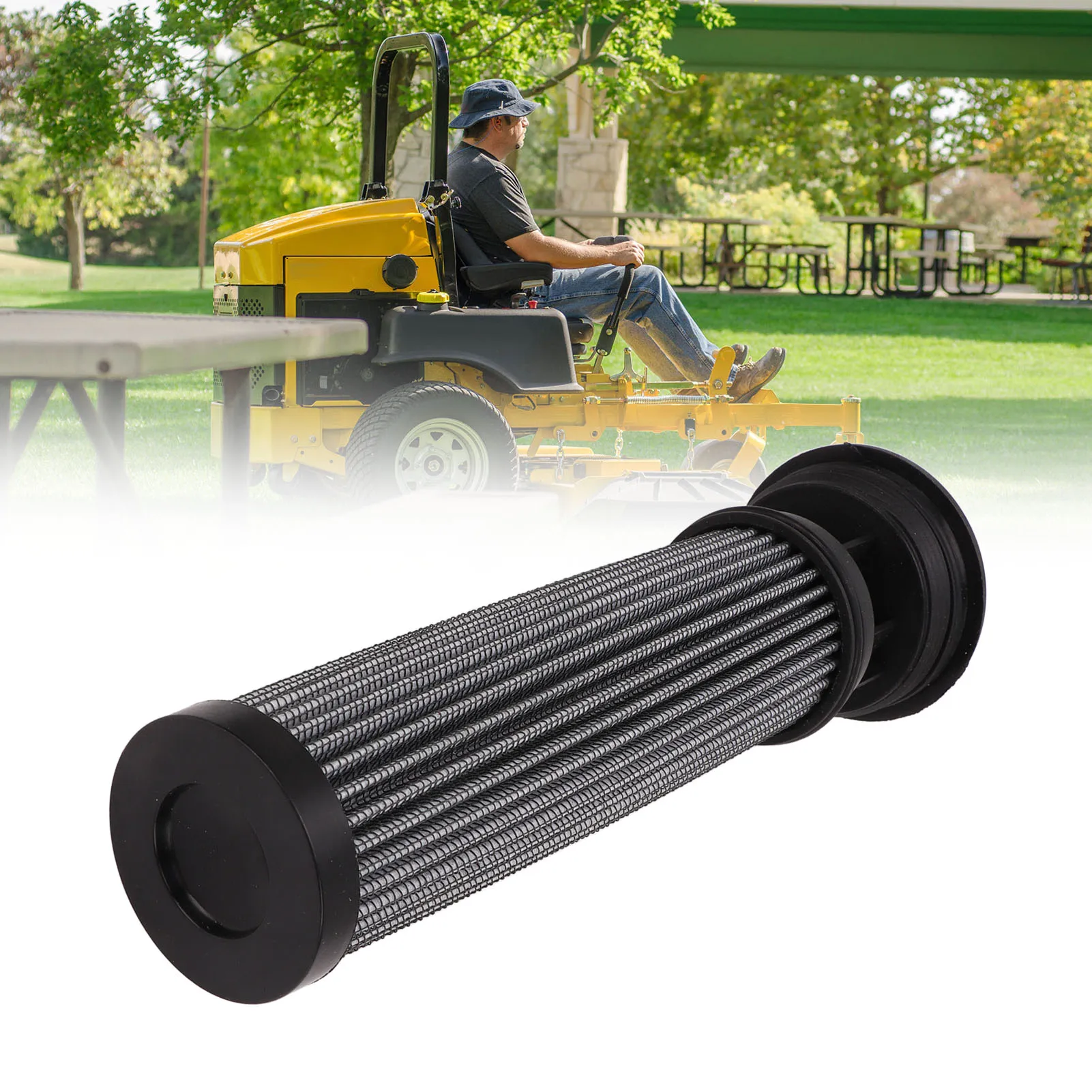 Hydraulic Suction Oil Filter 601413X Replacement for Hustler X‑ONE Z Lawn Mower