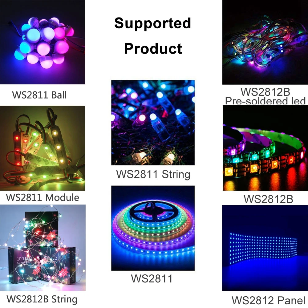 Рисунок 5 - Светодиодная ленсветильник WS2812B WS2811 5050 RGB