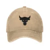 Brahma Bull The Rock Project Gym Baseball Cap Black Logo Men Women Sun Visors Hip Hop Hats Summer Running Hippie Snapback Cap 2