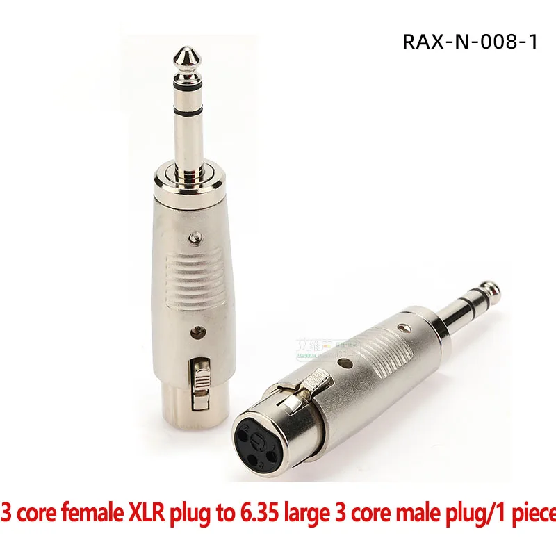 6,35mm 1/4" TS zu XLR Stecker Adapter, Doppelweg-Docking-Anschluss 6,5mm zu XLR Stecker Audio-Konverter-Stecker – Detail 10