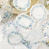 Journal GO 20pcs Flower Dreams Decorative Sticker Floral Border Scrapbooking Material Label Diy Diary Album Planner Card Making 2