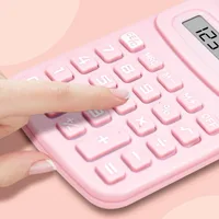 Calculatrice scientifique solaire, Mini calculatrice de bureau, grand écran, calculatrice mignonne, calculatrice Portable auxiliaire d'apprentissage 4