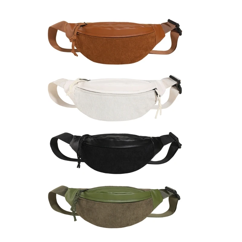 2023 Fashion Phone Female Chest Bag Stylish Corduroy Crossbody Bags for Women