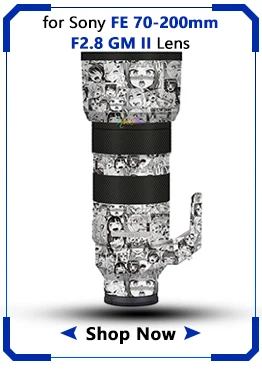 Hinefilm Skin für Sony FE100-400 F4.5 GM Objektiv-Aufkleber für Sony FE 100-400mm F4.5 GM OSS Objektiv-Aufkleberfolie 100 400 Objektiv – Detail 5