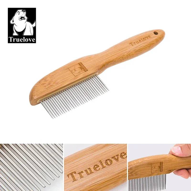Truelove Stainless Steel Pet Hair Brush TLK22131 Metal Comb For Dogs Flea Pin Comb Dogs Cats Pets Accessories Grooming Tools