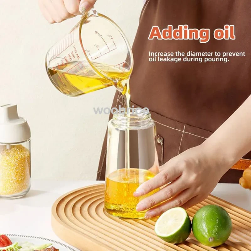 Plastic Oil Sprayer 2 in 1 Kitchen Oils Spray Olive Oil For Cooking Air Fryer Salad Camping BBQ