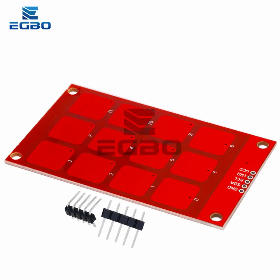 1~3PCS MPR121 Capacitive Touch Keypad Sensor Module with I2C Interface and 12 Buttons for Arduino image 3