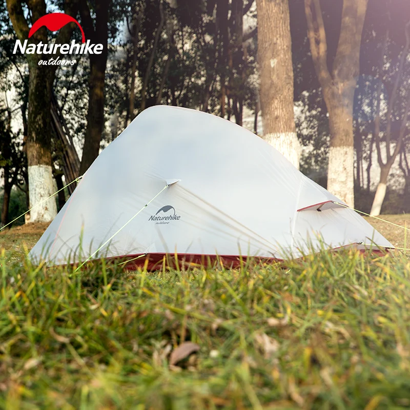 2 Person Camping Tent 20D Nylon Silicone CloudUp 2 Update Ultralight Tent With Mat Camping Tent Portable Tent For Couple Hiking Trip