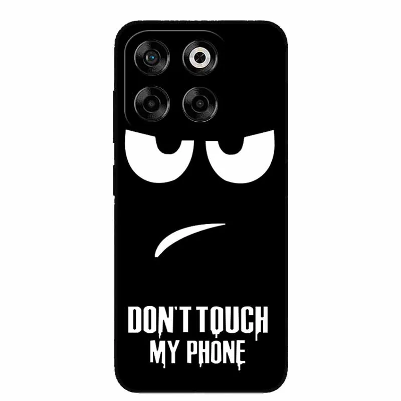 Fashion Protective Silicone Phone Case Back Cover, Black