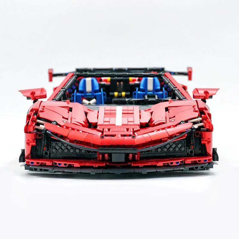 GULY 10623 The SF90 Limited Edition Metallic Red Bricks Sport Car