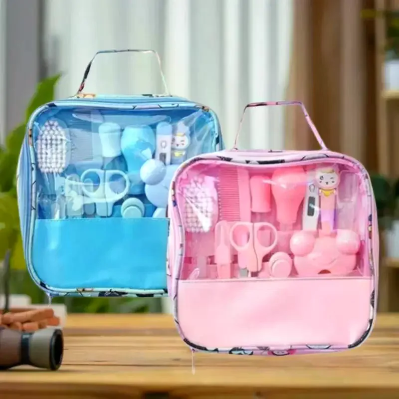 Kit per la Cura del Bambino: Set 10 Pezzi con Tagliaunghie, Aspiratore Nasale, Pettine e Spazzola di Sicurezza, Progettato Appositamente per Borse - immagine 2