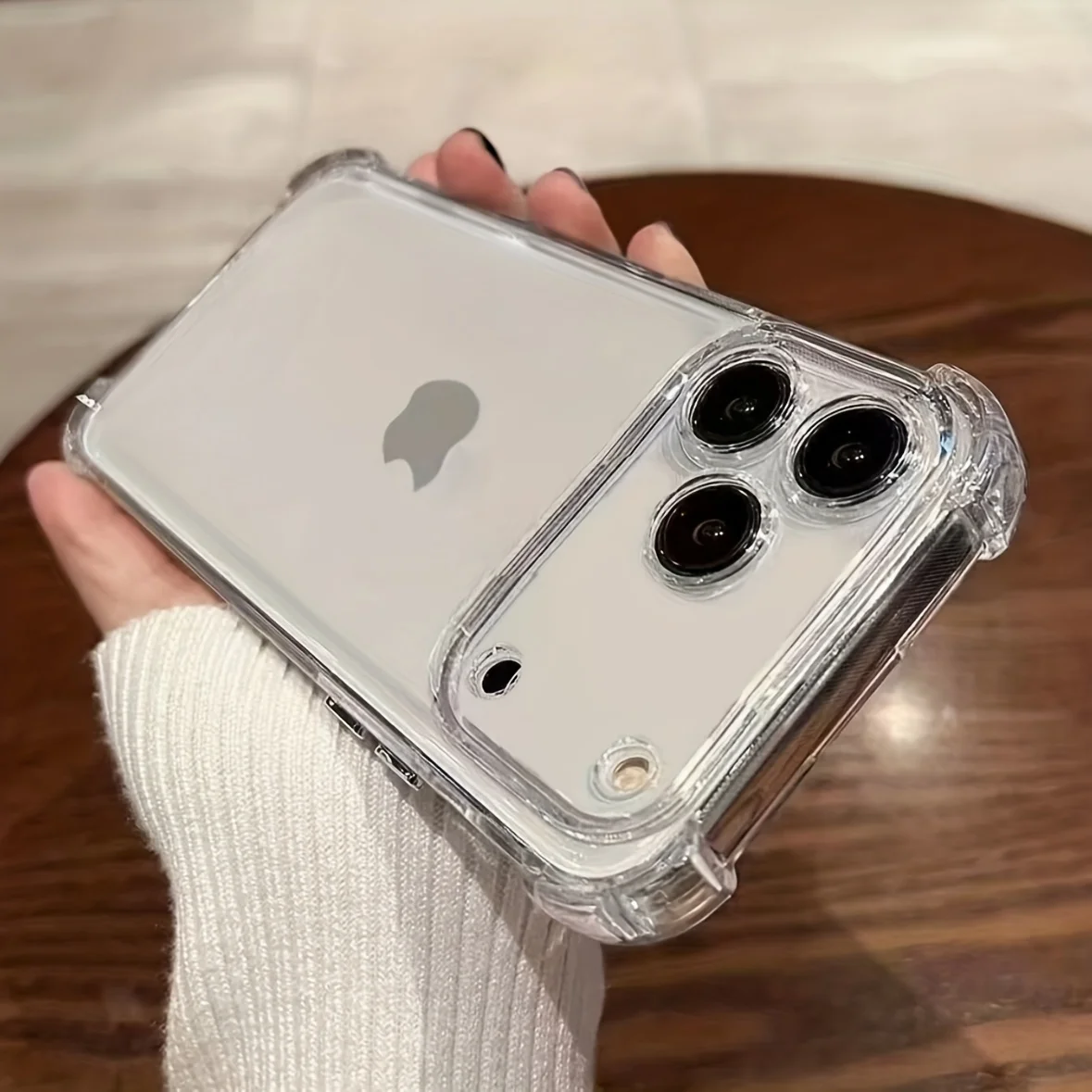 Ultra-Durable Clear Silicone Phone Case with Shock Resistance