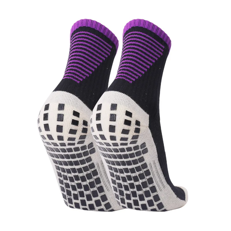 

3 Pairs/lot New Anti-slip Soccer Socks Men Outdoor Sport Grip Football Socks antideslizantes de futbol High quality