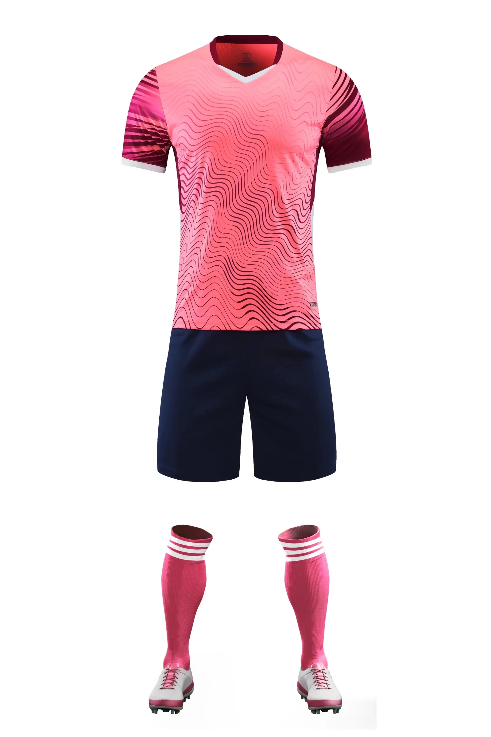 New Design Men Soccer Wear uniforms High Quality Soccer Uniforms Sets Breathable Blank Uniform