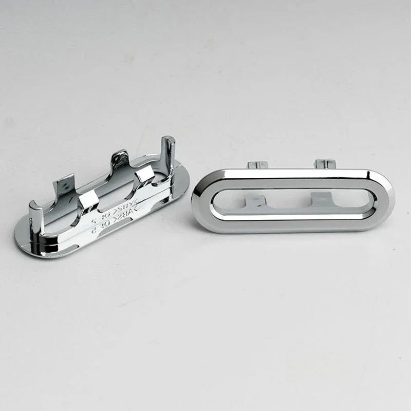 Bathroom Sink Hole Overflow Cover Basin Silver Trim Bath Drain Insert Replacement Hole Cover Cap Wash Basin Overflow Ring Plug sink overflow cover,bathroom sink overflow cover