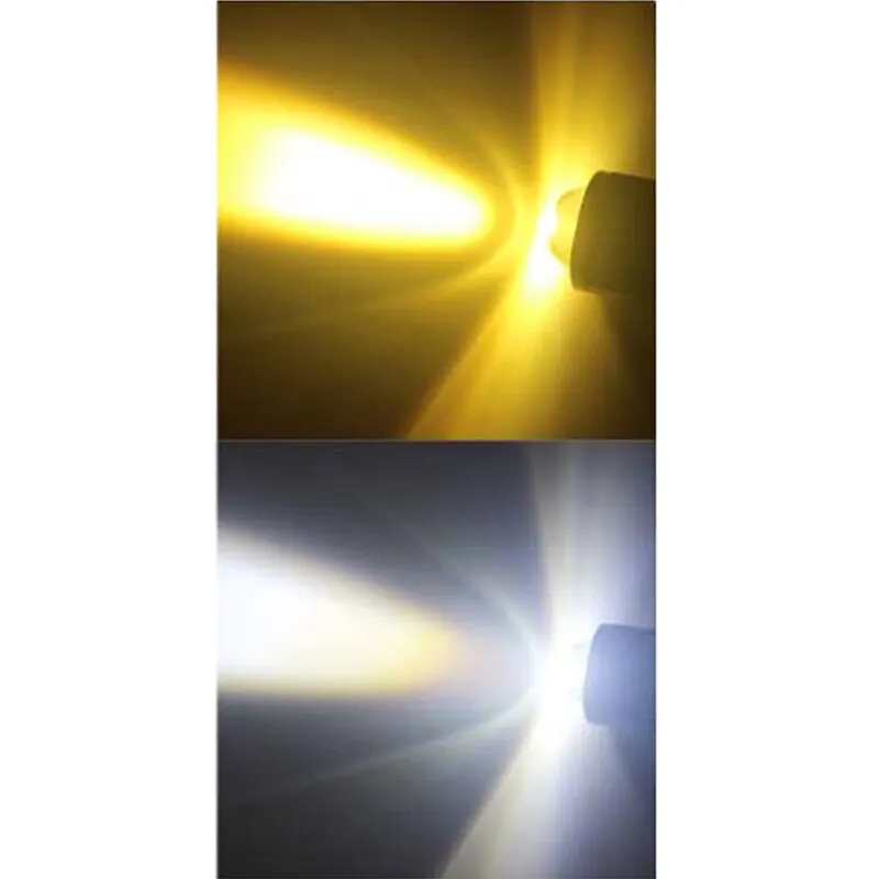 Ultra-Bright Dual-Color Motorcycle Headlight with Hi-Lo Beam Functionality