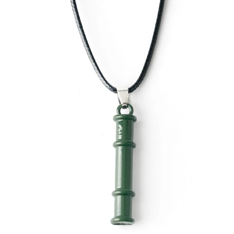 Anime Hot Show Ghost Slayer Blade Necklace Surrounding Stove Door Charcoal Jilang Sun Goddess Bamboo Flute Alloy Pendant