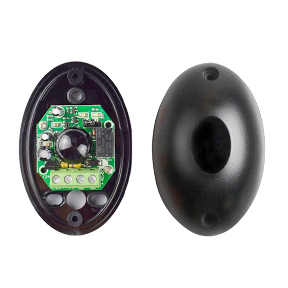 DC 12-24V Automatic Induction Sensor Module Anti-theft Alarm Safety Wired Photocell Infrared Radiation Detector for Gate Garage