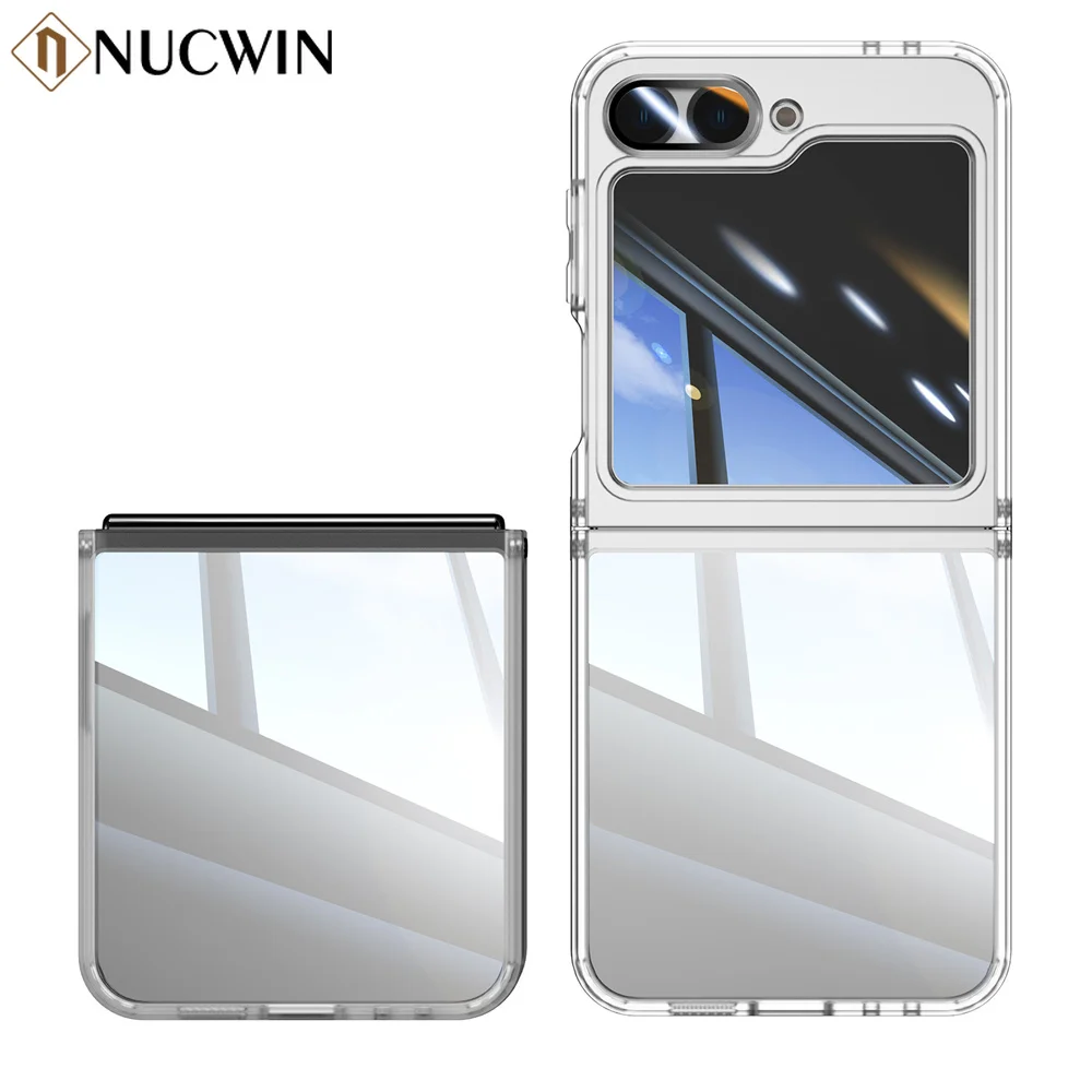 Luxury Armor Transparent Fold Airbag Bumper Slim Hinge 2-in-1 Cover