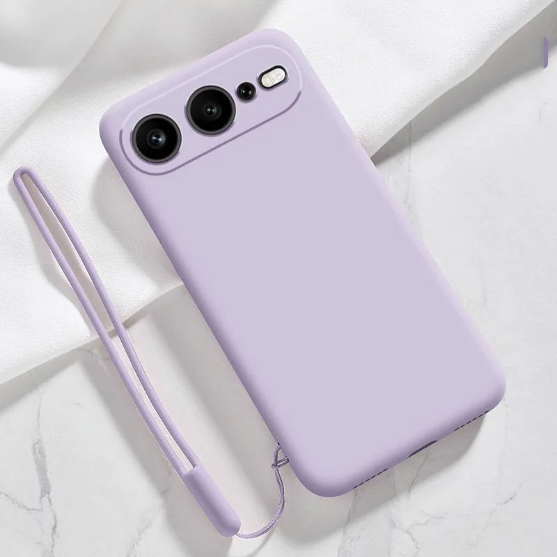 Liquid Silicone Phone Case with Hand Strap - Enhanced Durability and Grip