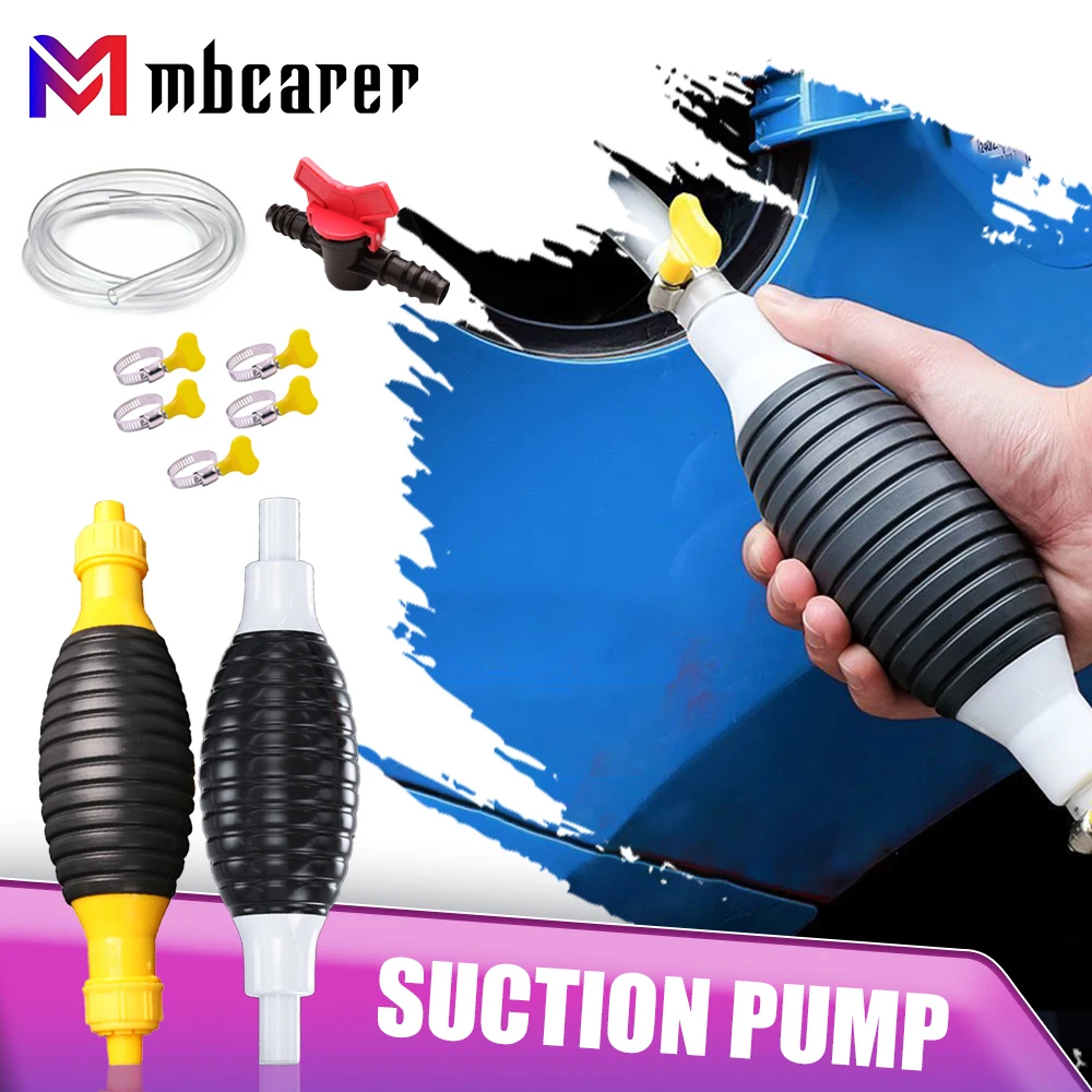 Hand Fuel Pump Car Fuel Tank Sucker Oil Transfer Fuel Pump Petrol