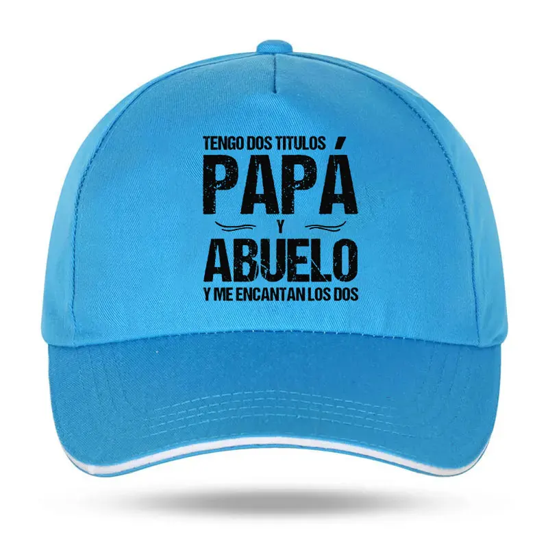 PAPA ABUELO Spanish Printed Baseball Cap High-quality Men Women Hat Casual Fashion Unisex Adjustable Sports Caps Hats 3