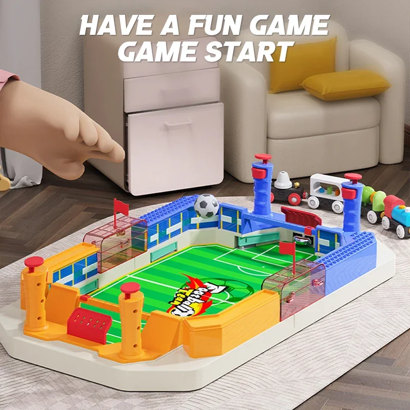 Tabletop Football Game Board Games Desktop Soccer Toy Billiard Double Stage Parent-Child Interactive Educational Party Xmas Gift