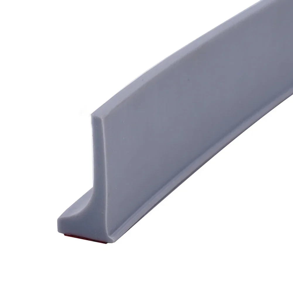Silicone Shower Barrier Bathroom Water Stopper Water Barrier Retaining Strip Dry And Wet Separation Door Sealing Strip shower water stopper shower water barrier water barrier strip