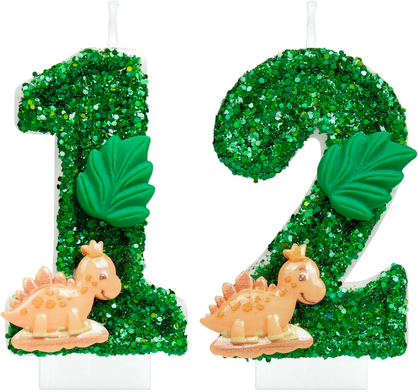 Dinosaur Themed Birthday Celebration Candle - Perfect for Party Decor and Cake Toppers