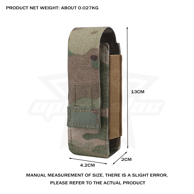 OPHIDIAN Molle Pfeffersprühbeutel, Mehrzwecktasche, elastisch, 9 mm, Magazin-Taschenlampenhalter, Jagdweste, Gürtel, Zubehör – Detail 3