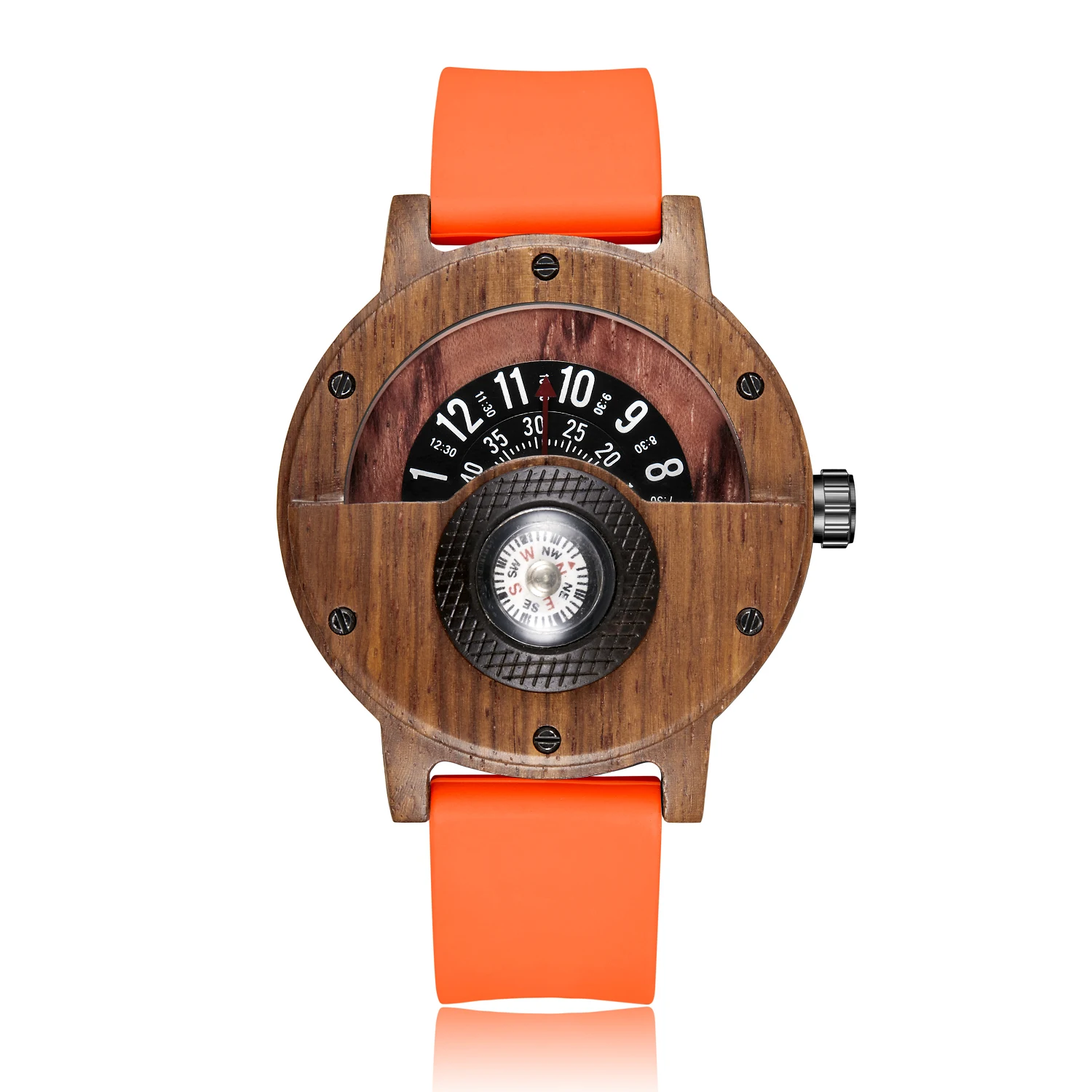 Wood Watch Top New Men's Quartz Wristwatch Fashion Business Clock Engraved Watches Great Birthday Gift  2023