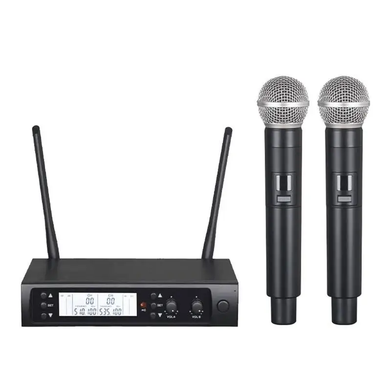 

Wireless Charging Microphone UHF Karaoke For Adults Easy To Use Karaoke Cordless System U Section High-Definition Sound Quality