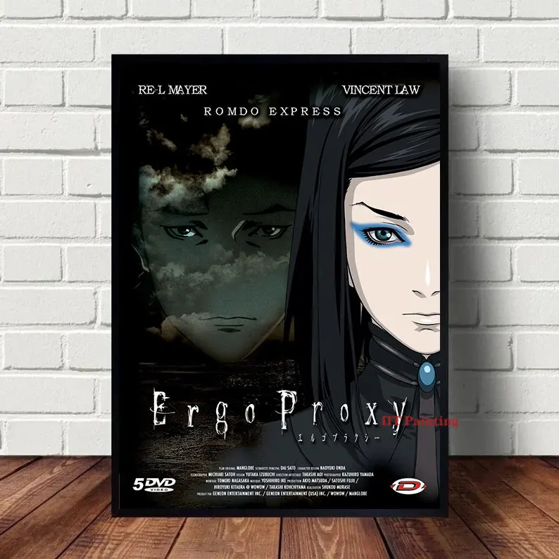 Ergo Proxy Poster Anime Video Game Canvas Painting Wall Art Prints Pictures  for Living Room Bedroom Home Decoration Cuadros - AliExpress