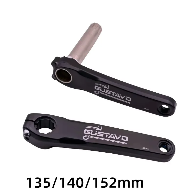 Pédalier Vélo Enfant Pliable - Manivelles Creuses 127/140/150 Mm, Ultra-léger Alu/titane