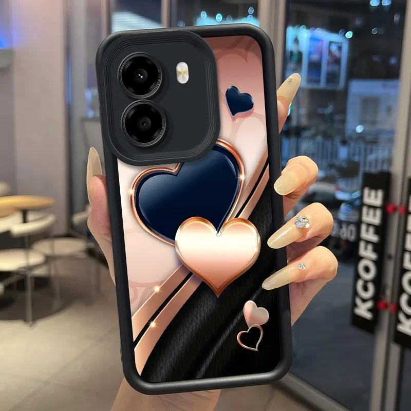 Aesthetic Luxury Fashion Phone Case - Soft Silicone Full Protection Shockproof Bumper Cover