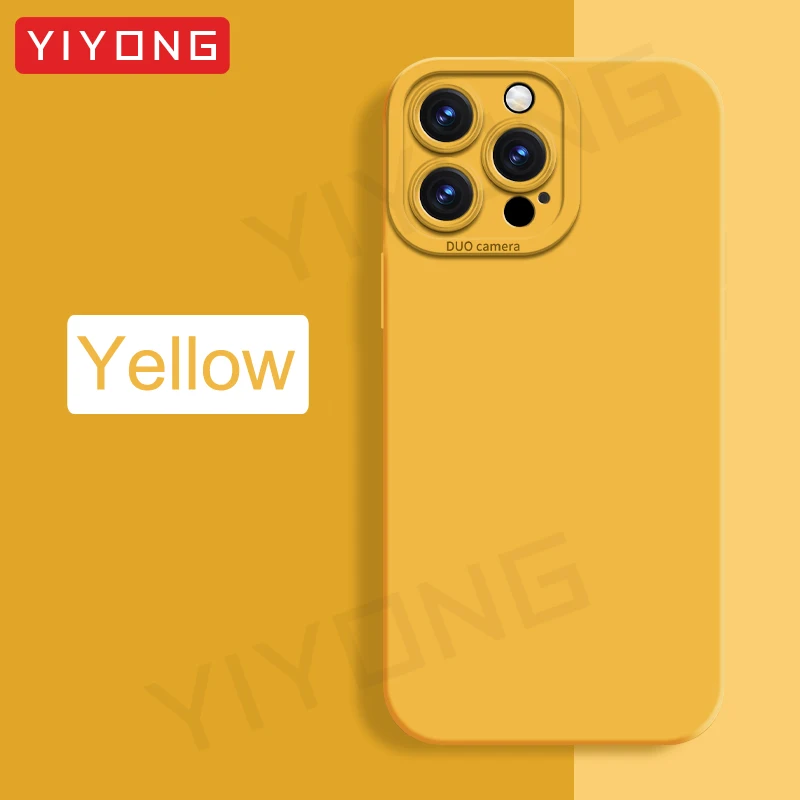 thumbnail image 1 of Funda suave de silicona líquida Original para iPhone, 15 Pro Max, YIYONG, 15, 14, 11, 12, 13, iPhone 13 Mini, iPhone 14 Plus, 1 of 5