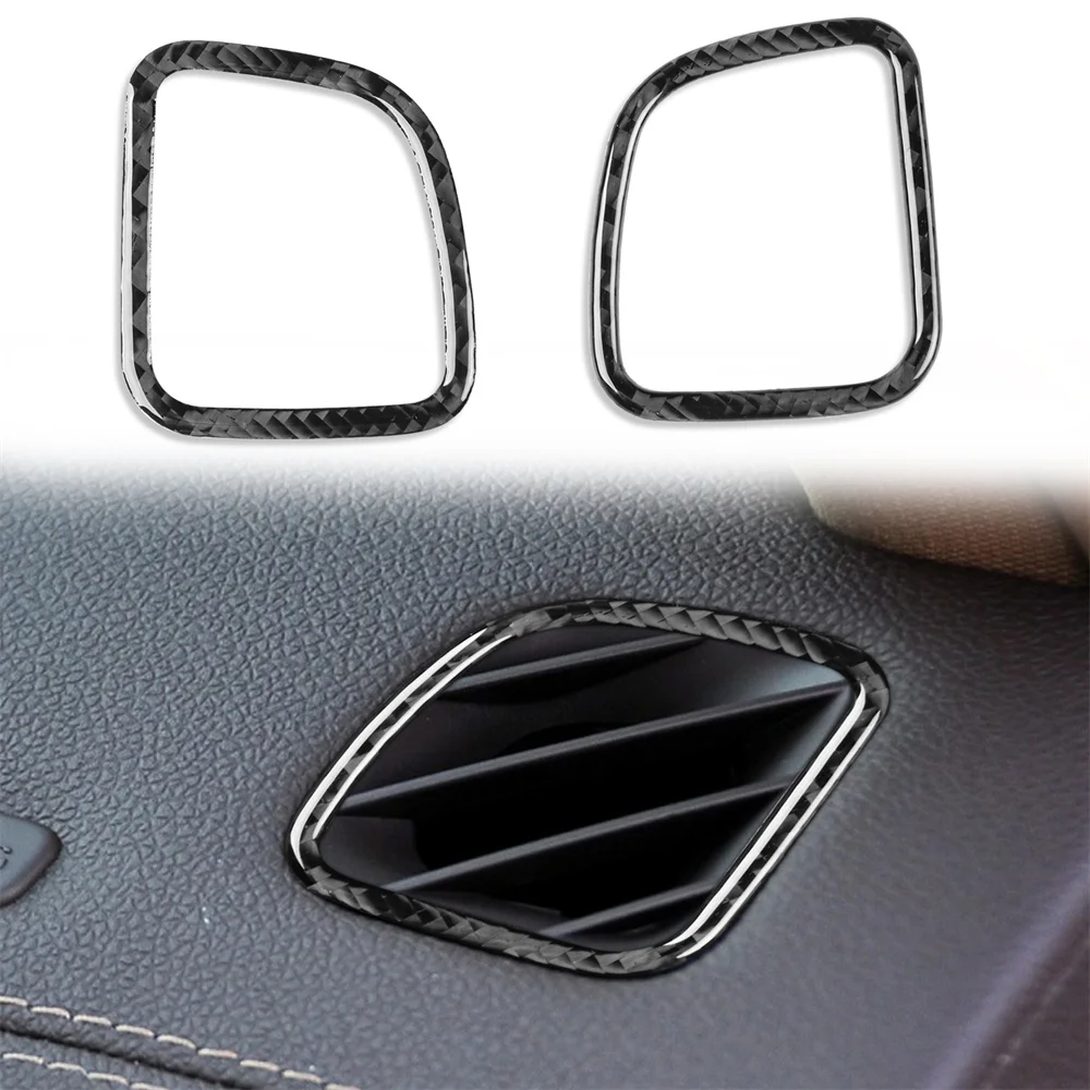 

2 Pieces Carbon Fiber Decorative Stickers For CTS 2008-2013 Instrument Air Vent Sticker Waterproof High Temperature Resistant