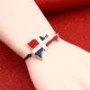 Dominican Map Flag Bracelet Dominicans Country Jewelry 1