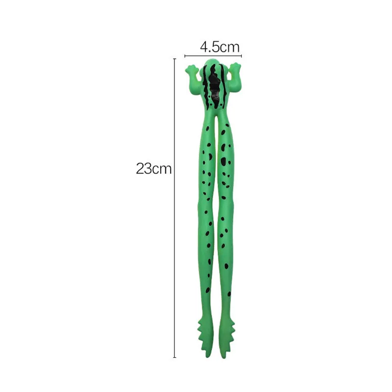 1pc Cartoon Catapult Stretchy Frog Stress Relieving Toys Creative Finger Soft Rubber Neat Pranks Slingshot Children Novelty Toys