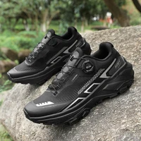 Mens Running Shoes 2025 New Breathe Mesh Outdoor Off Road Hiking Shoes Cushioning Flat Soft Mesh Walking Shoes for Man 5