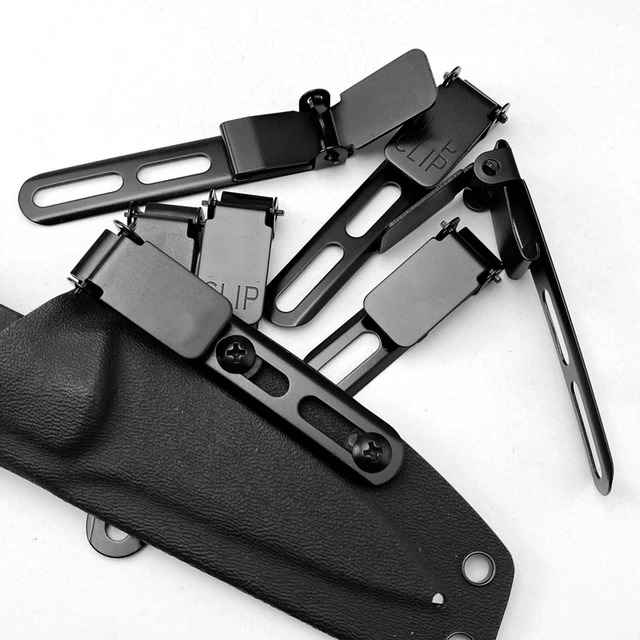 KYDEX IWB HOLSTER CLIPS K Sheath Waist Clip Accessories Knife Sheath Back  Clip KYDEX Scabbard Carrying Clip K Sheath