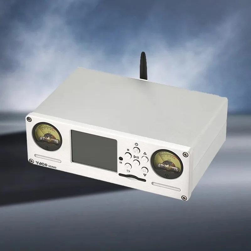 

Цифровой аудиоплеер SDA60 QCC5125 с Bluetooth 5,1 ES9038Q2M XMOS USB DAC декодер с УФ-метром XLR выходом