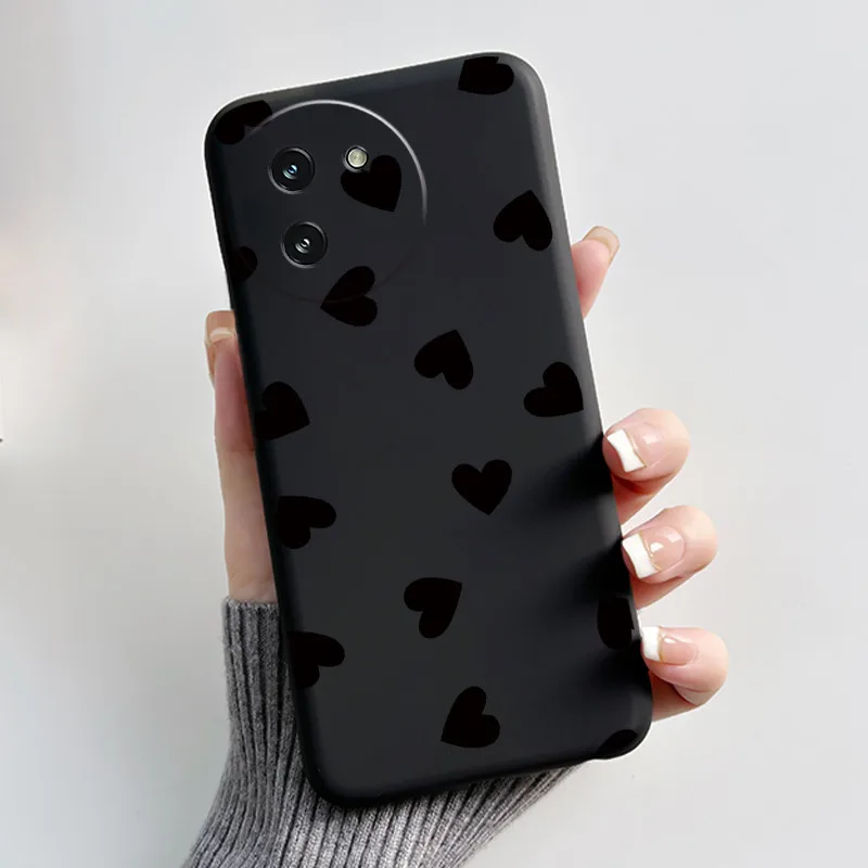 Stylish Black Love Shockproof Silicone Phone Case