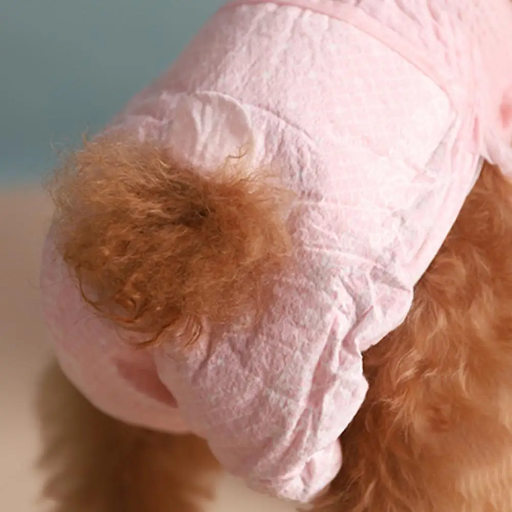 Title 5, 10Pcs Stretchy Dog Diapers With Tail Hole Super...