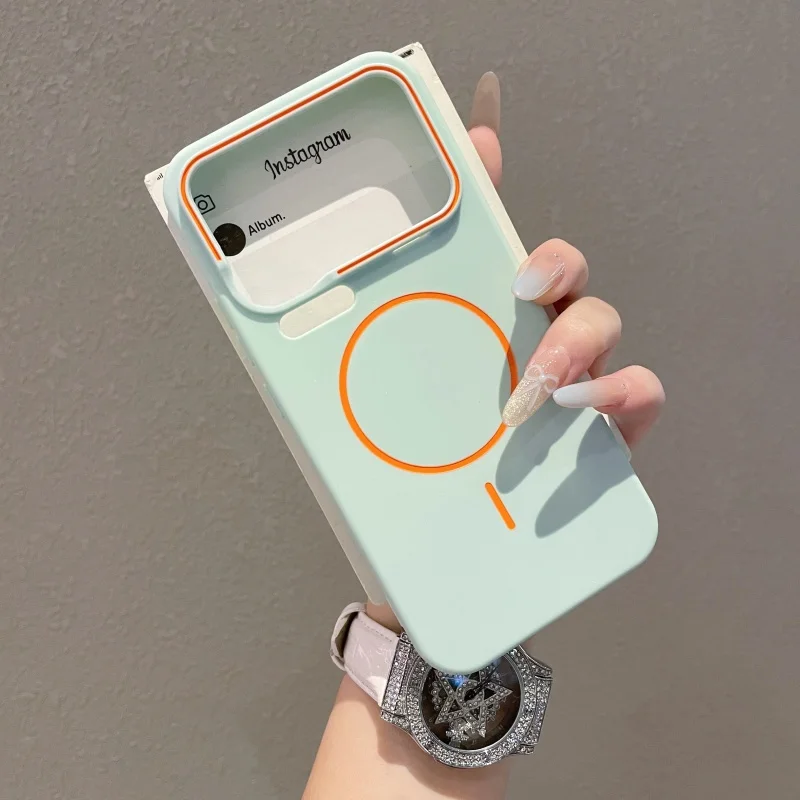 Matte Liquid TPU Silicone Magnetic Case with Wireless Charging Compatibility