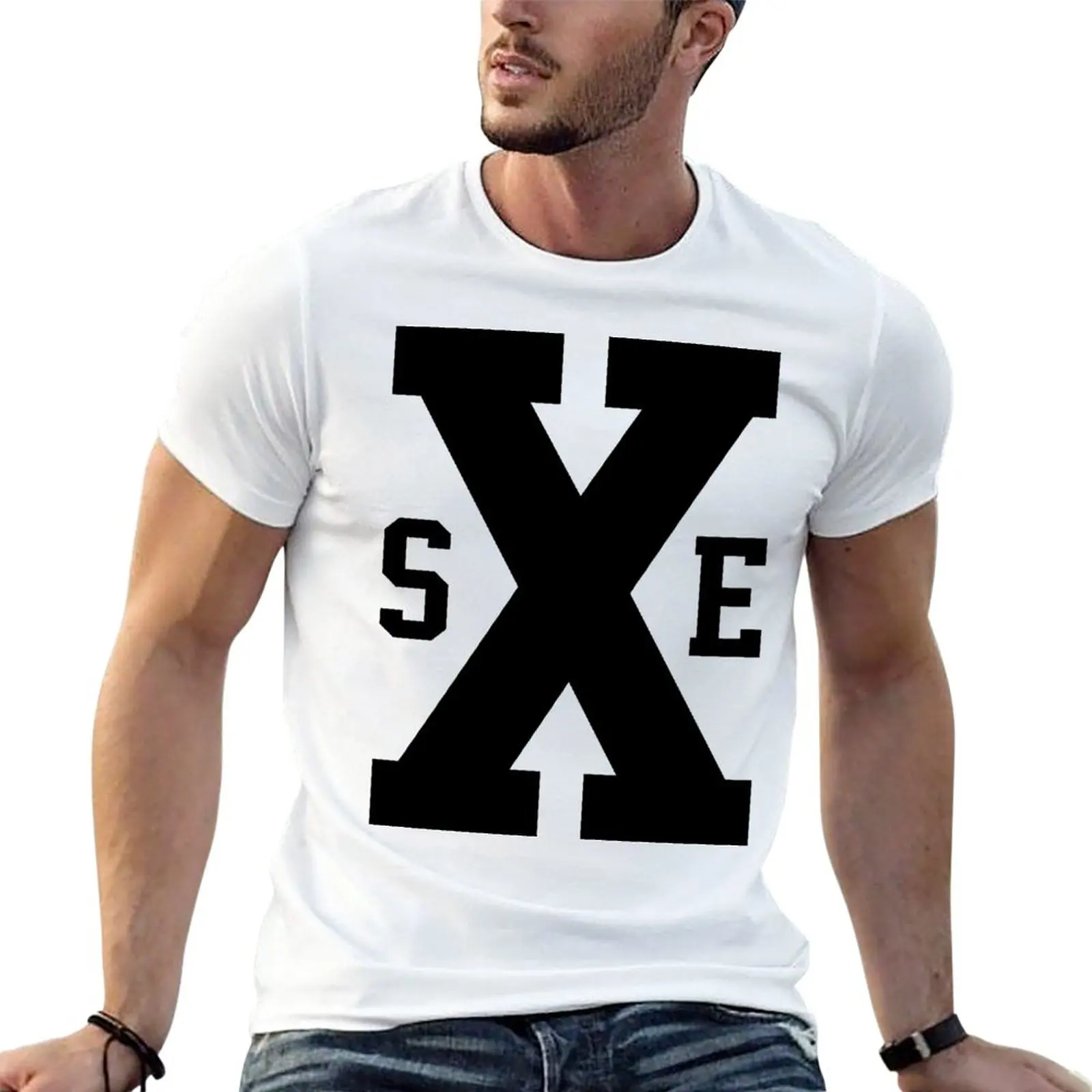 

sXe - straight edge T-Shirt customs design your own animal prinfor boys sports fans graphics designer t shirt men