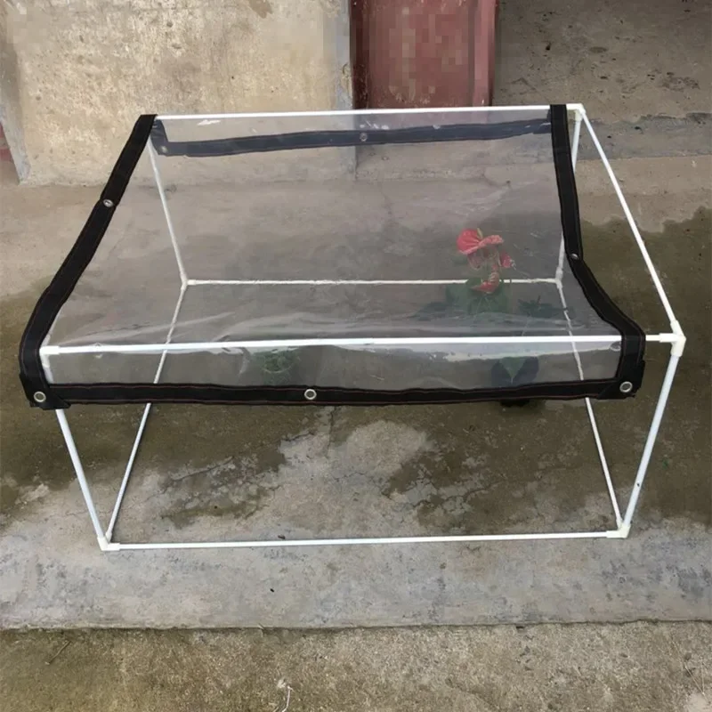 Waterproof Transparent Plastic Film used for Outdoor Shelter Rainproof Cold-proof Thermal Dust cover many size