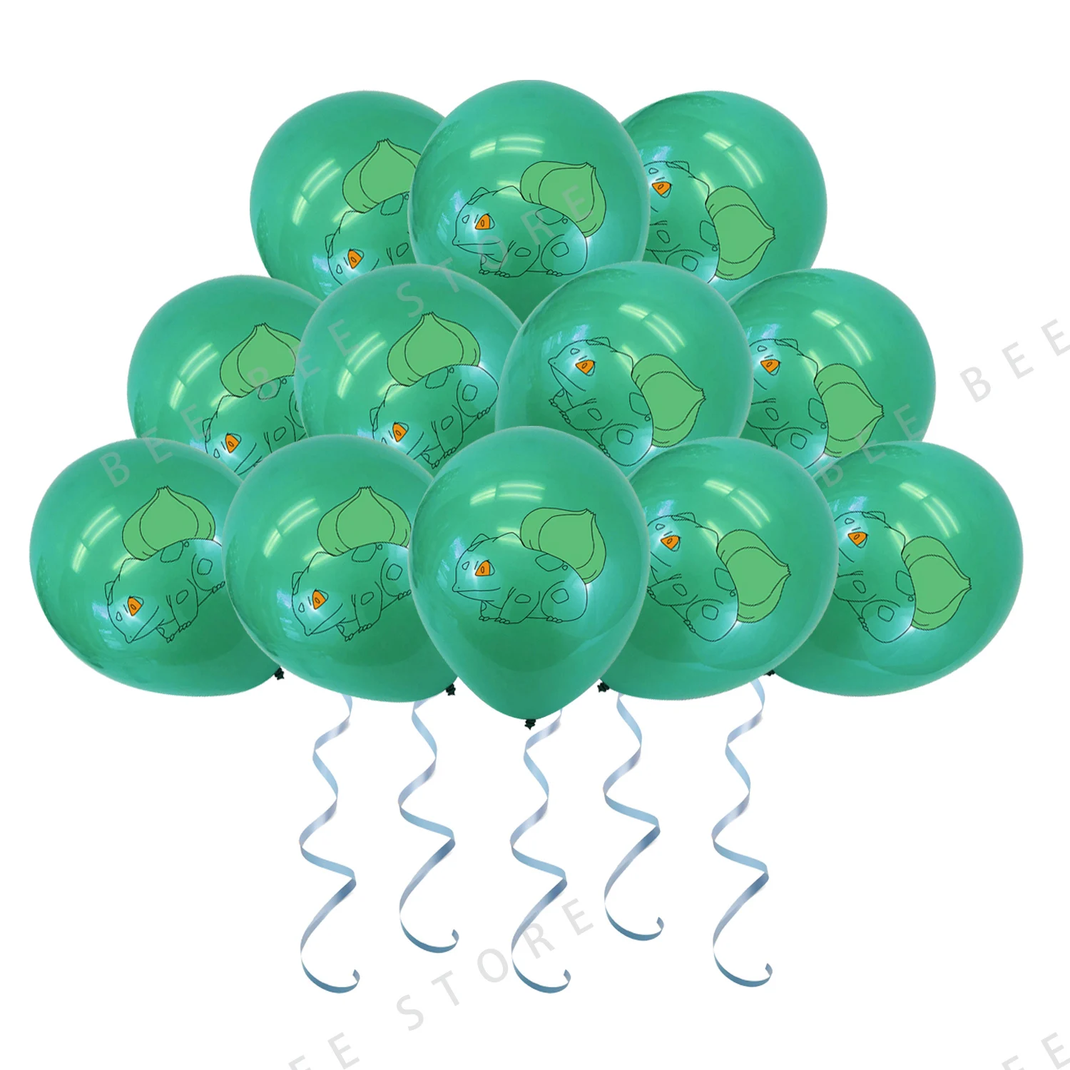 thumbnail image 1 of Globos de látex de Pokémon para fiesta de niños, suministros de fiesta de Pikachu, 10/20/30 piezas, juguetes de regalo para cumpleaños, 1 of 5