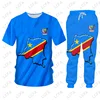 Zaire DR Congo Flag Zip up Hoodies Jacket Pants Tracksuit Men Print Oversize African Pullover Sweatshirt Unisex Clothes Dropship 4